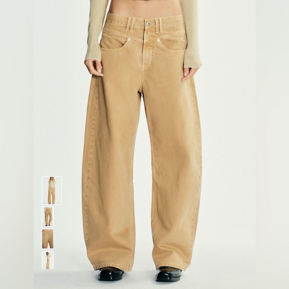 TRF LOW RISE BAGGY JEANS